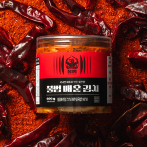 [불범 매운김치] 화끈하고 시원한 맛의 썰은 김치 오전 9시 이전 발송, 600g, 1개