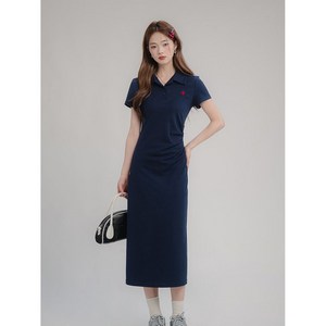지고다그 여성 폴로카라 슬림핏 원피스 캐주얼 데일리룩 ZXC40047