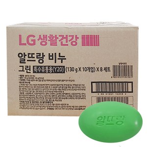 알뜨랑 세면비누 그린, 130g, 80개