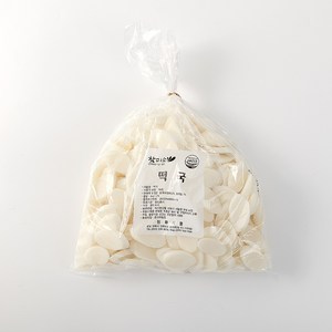 참미소떡볶이 떡국떡 (국산쌀) 벌크포장, 1kg, 2개