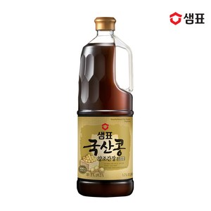 샘표 국산콩 양조간장, 1.7L, 2개