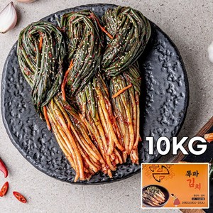 중국산 쪽파김치 업소용 수입 파김치, 1개, 10kg