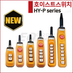 한영넉스 HOIST SWITCH 호이스트 크레인 스위치 리모컨, HY-P1022B (상.하), 1개