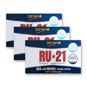 알유21 비타민C 2개, 6정, 750mg, 3개