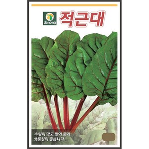 [모종심는아빠] 수량이 많고 맛이 좋은 적근대 종자 5g, 1개