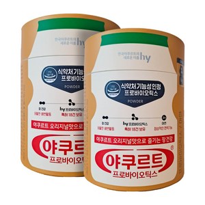 한국야쿠르트 프로바이오틱스 유산균, 120g, 2개