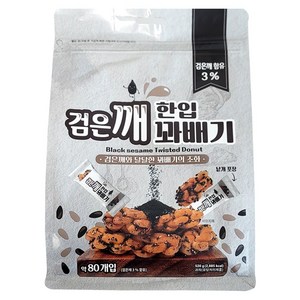 한입 검은깨 꽈배기, 1개, 520g