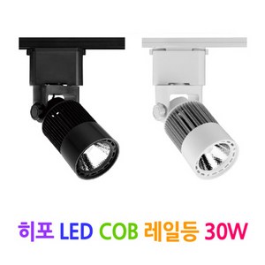 DSE 히포 LED COB 레일등 (30W), 흑색-전구색(3000k)