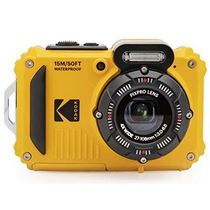 Kodak 컴팩트 디지털 카메라 Kodak PIXPRO WPZ2 방수 방진 내충격 CALS 모드 옐로우, 1개