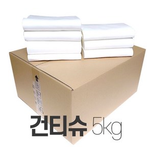 대용량 건티슈 5Kg(박스무게 포함), 1개, 5KG