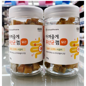 아껴줄게 강아지 유산균껌, 소고기 혼합, 140g, 3개