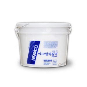 테라코 아크릴릭필러 5kg 외부용 퍼티 실내외겸용 빠데 못자국 커버, 1개