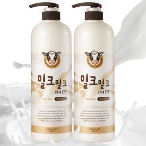 과일나라 밀크밀크 우유 바디로션, 1000ml, 6개