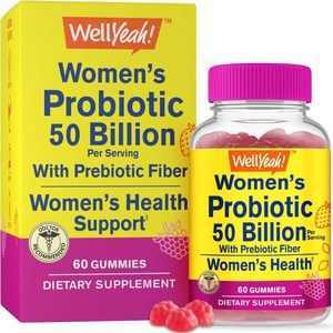 Womens Pobiotic 50 Billion Gummies 12 Stains - with Pebiotic Fibe fo Digestive - Vaginal Digest, Womens Pobiotic 50 Billion Gu, 1개