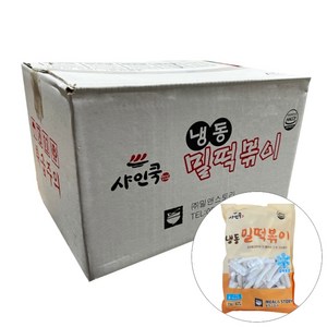 냉동밀떡볶이 1KG(주)밀앤스토리 BOX(10), 10개, 1kg