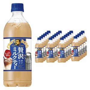 산토리보스 크래프트 호화 밀크티, 24개, 600ml