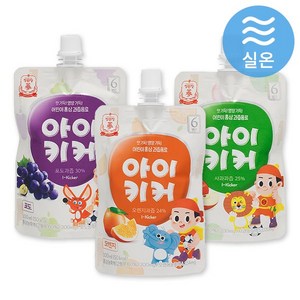 정관장 아이키커 3종 세트(사과+오렌지+포도), 1세트, 100ml