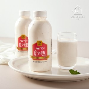 [웰굿] 강훈목장 수제 딸기요거트 500ml x 3, 1개입, 3개