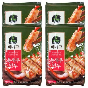 CJ 비비고 통새우만두, 4개, 200g