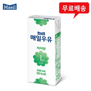 매일유업 저지방 1%, 200ml, 12개