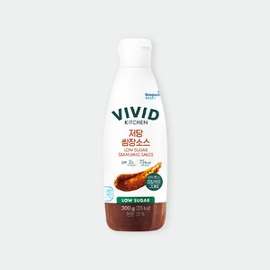 [한식소스] 비비드키친 저당 쌈장 + 저칼로리비빔장 + 저당 양파절임소스, 1개