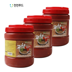 [고향식품] 쫄면장 2Kg (냉면 등 비빔용), 단품, 3개