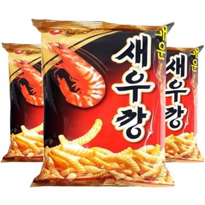 농심 매운 새우깡, 90g, 3개