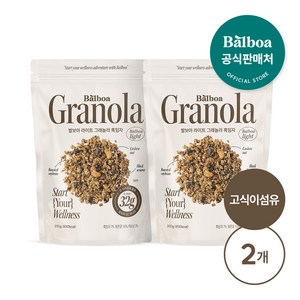 발보아키친 고식이섬유 저당 그래놀라 시리얼, 2개, 200g
