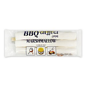 비비큐 길쭉이 머쉬멜로우 85g 마시멜로, 8개