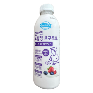 덴마크 드링킹요구르트 베리믹스 750ml대용량/냉장무배, 750ml, 4개