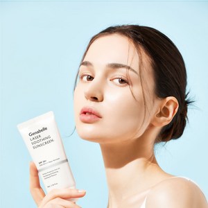 [공식]제나벨 레이저 수딩 선스크린 SPF50+ 혼합자차 저자극 피부진정 자외선차단, 70ml, 1개