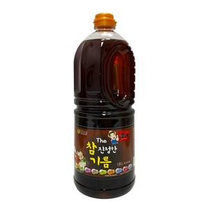 청정식품 업소용 참기름 향미유 더 참 진정한 기름 1.8L, CJG001-2_더 참 진정한기름 1.8L, 1개