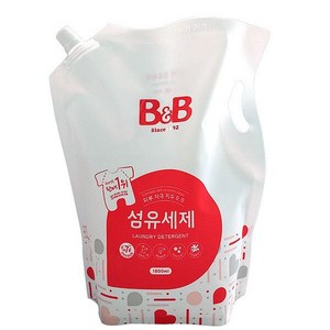 비앤비 섬유세제 리필, 1.8L, 1개