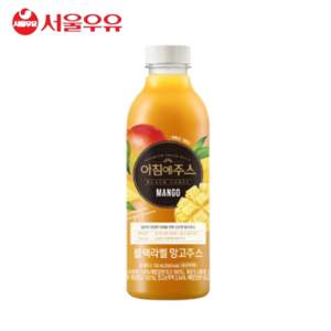 아침에주스 블랙라벨 망고, 6개, 750ml