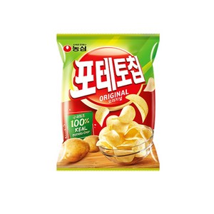 농심 포테토칩오리지널, 60g, 20개