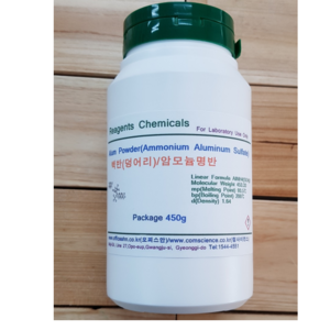 오피스안 Alum Powde(Ammonium Aluminum Sulfate) 백반(덩어리) 암모늄명반 백반덩어리 시약