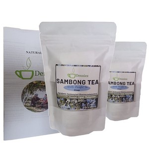 Denniex Sambong Tea 50 pack Hebal Bundle with Natu Denniex Sambong Tea 50팩 허브 번들 OL 밀봉 백 천연 가이드 포, 1개, 181.44g