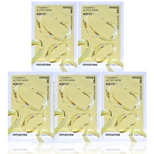 이니스프리 New 비타C 액티브 마스크 25ml, 1매입, 5개