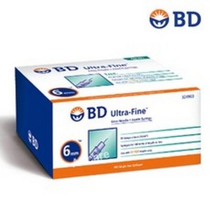 BD 울트라 파인2 인슐린 주사기 31G 6mm [0.3ml 0.5ml 1ml] 100개, 1세트, BD 주사기 6mm 1ml 100개