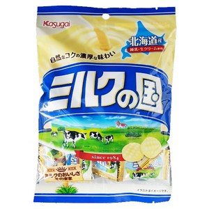 카수가이 밀크 노 쿠니 사탕, 125g, 1개