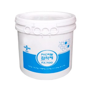 오공 FA700_10 PVC 데코 타일 바닥용 접착제 본드 10kg, 1개