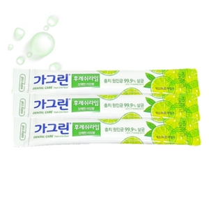 가그린 상쾌한 라임향 일회용 스틱 구강세정제, 10ml, 100개