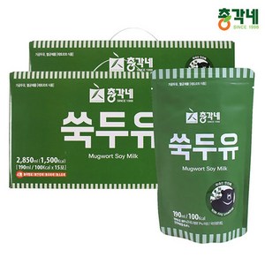 총각네 쑥두유, 190ml, 15개