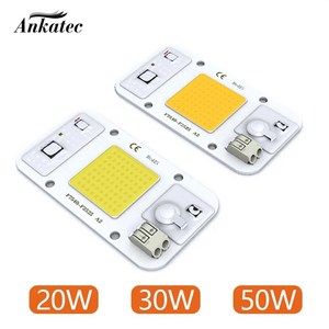 용접 없는 LED COB 칩 백색 백색 발광 다이오드 매트릭스 AC 110V 220V 20W 30W 50W, 01 220V_01 Cold White_02 30W