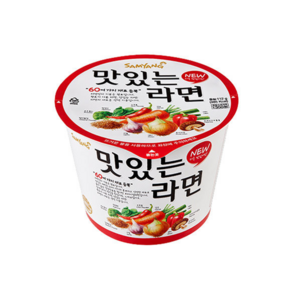 삼양 맛있는라면 큰컵, 6개