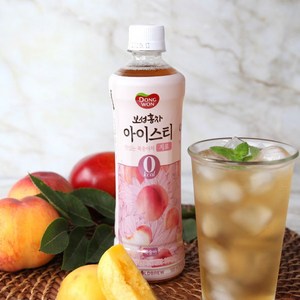 동원보성홍차 아이스티 제로 복숭아, 500ml, 24개