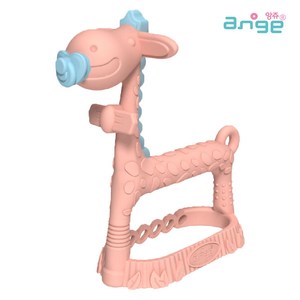 앙쥬 손목 치발기 3D기린, 앙쥬 3D 기린 팔찌 치발기 (핑크), 핑크, 1개