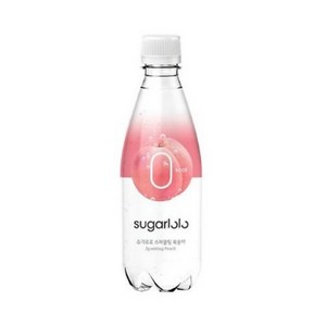 인테이크 슈가로로 스파클링 복숭아, 350ml, 12개