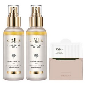 달바 화이트 트러플 퍼스트 스프레이 세럼 100ml 2개 + 약산성 젤 클렌저 15ml, 1세트