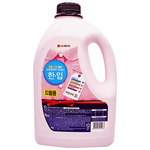 한입 액체세제 드럼용 용기, 4개/3L, 4개, 3L